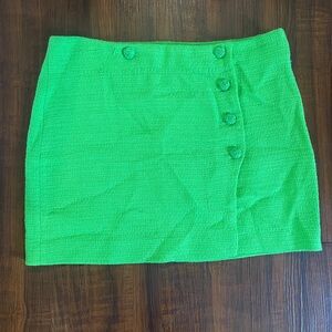 Green Mini Skirt